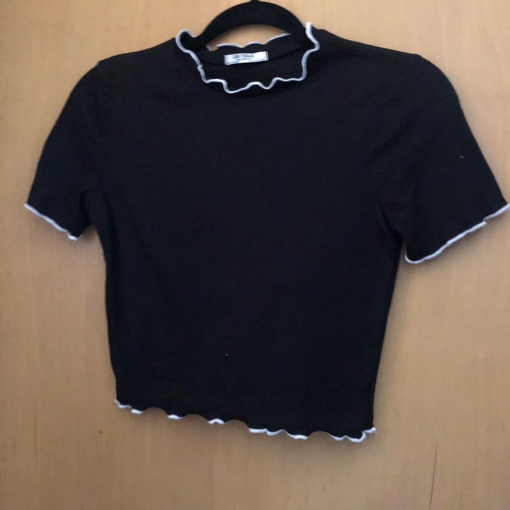 Black Mock Neck Turtleneck